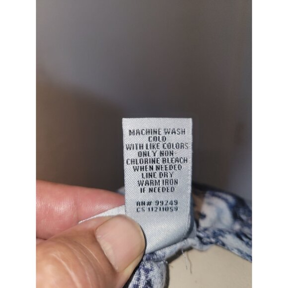 Catherines 4X Swirl Print Tunic Top With Button Detail comfort summer outdoor‎ - Picture 7 of 7